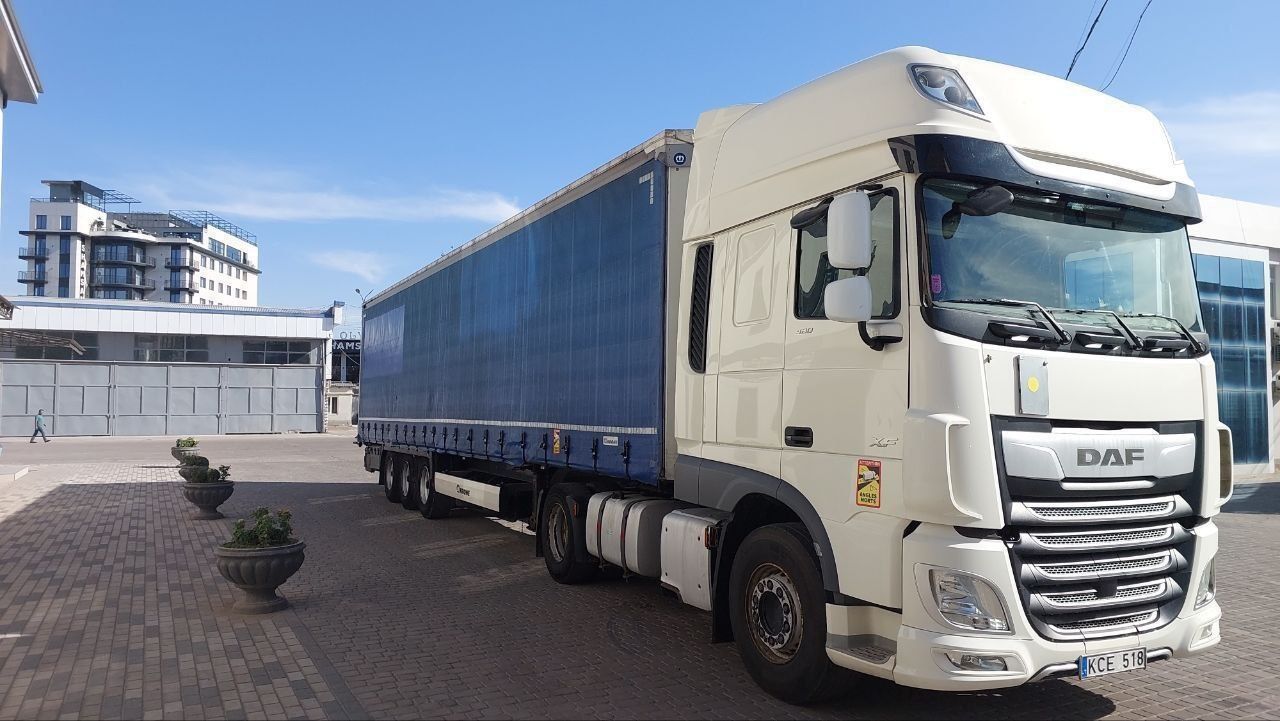 DAF XF 480 FT + KRONE прицеп срочна Сотилади
