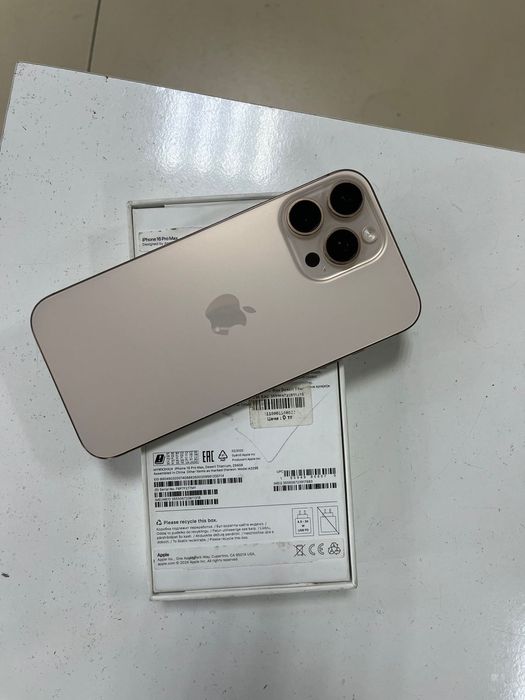 IPhone 16 Pro Max 256gb EAC Desert titanium 100%