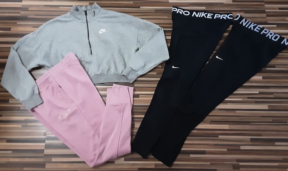(S) NIKE PRO оригинални клинове(35лв) и екип NIKE (90лв)