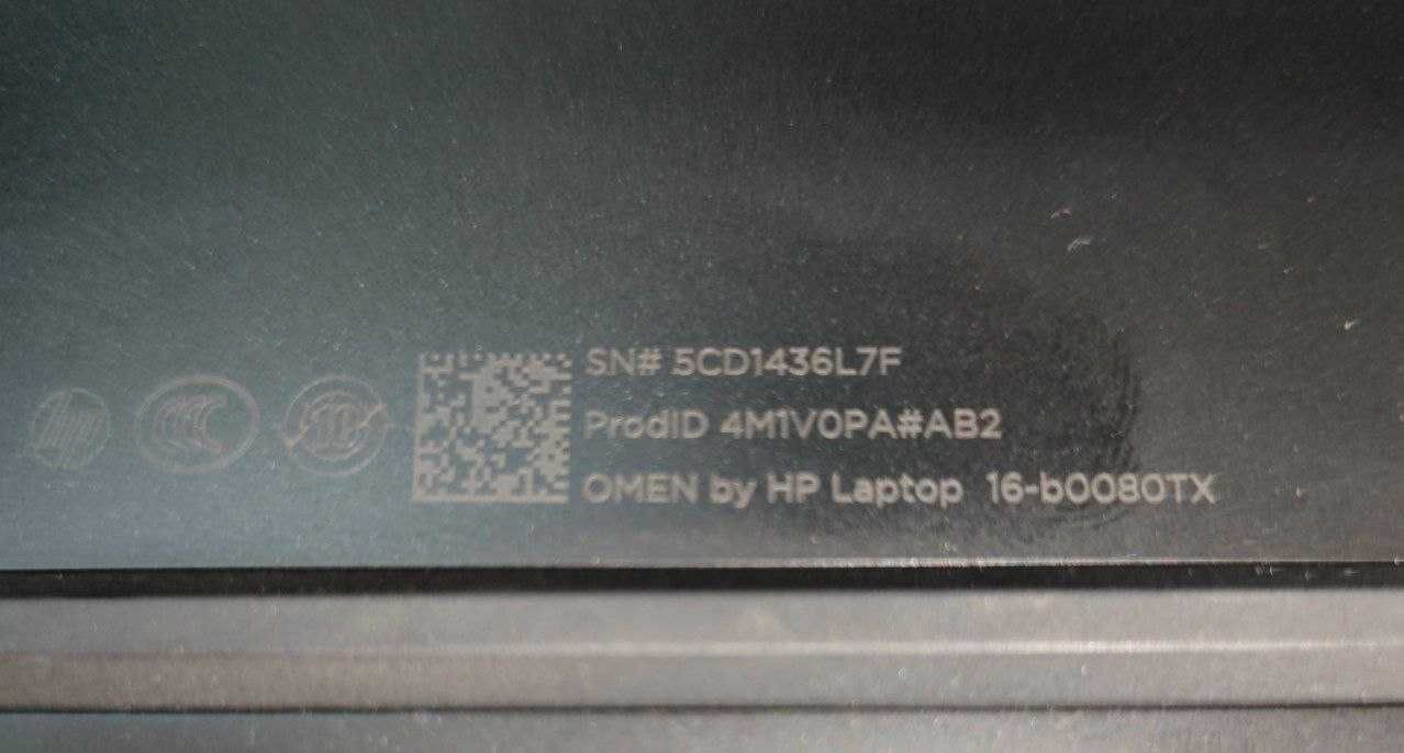 Ноутбук игравой HP OMEN 16 Gaming Laptop
