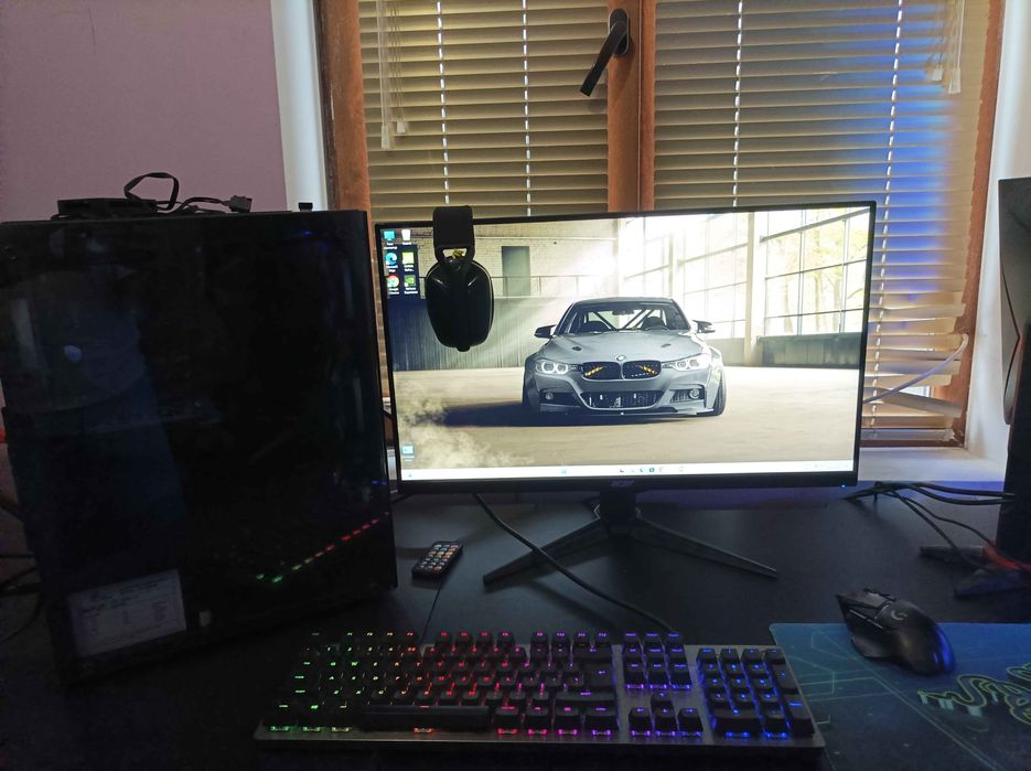 1050ti ryzen 5 4600G 16 GB RAM геймърски компютър