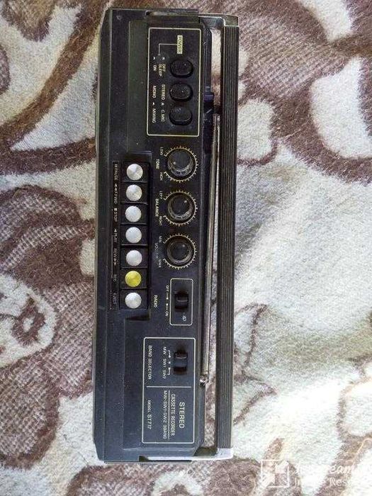 Radio Casetofon Vintage Made in Japan Silver ST717 Schimb cu Telefon4G