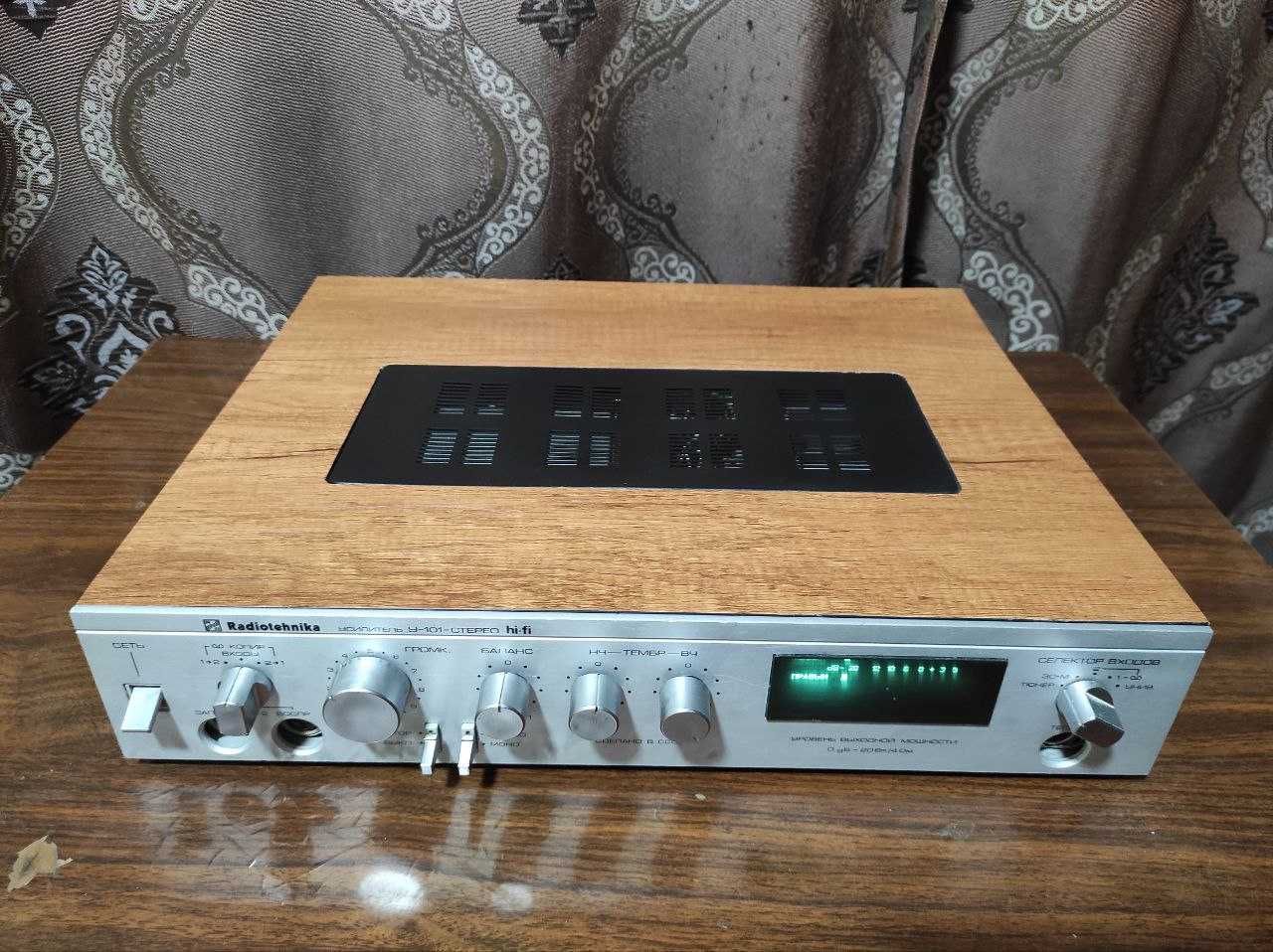 Усилитель Радиотехника У-101 + тюнер Inkel.