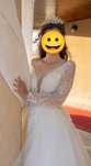 Rochie de  mireasă  + voal + cerc de 3