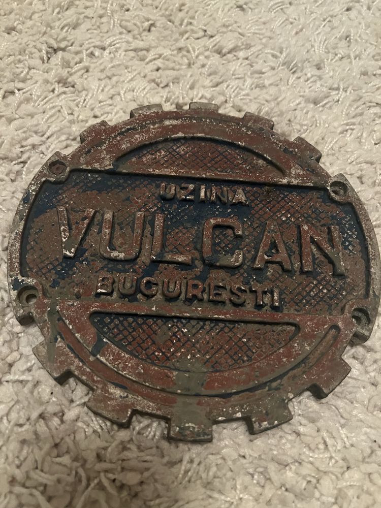 Semn metal masiv Uzina Vulcan Bucuresti