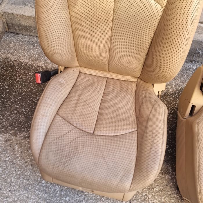 Седалки мерцедес w211 бежови