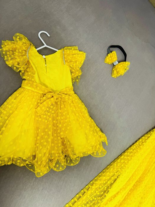 Set rochii ocazie mamă-fiică( mama M-L,fiică 1-3 ani)