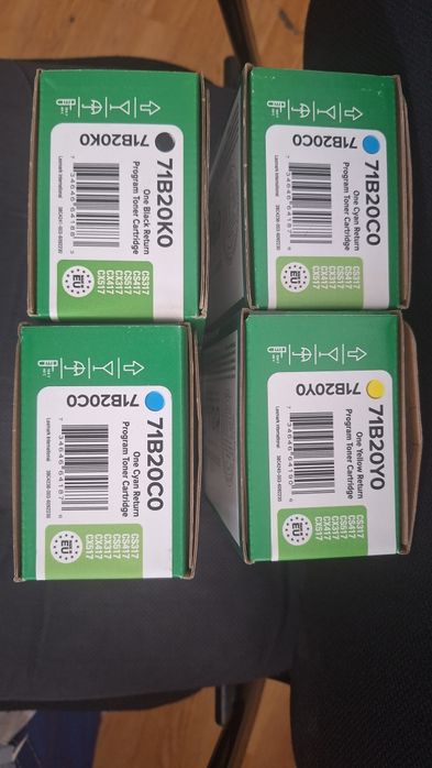 Vand Set cartuse Toner!, GraphiteK, compatibile LEXMARK CS317/CX317