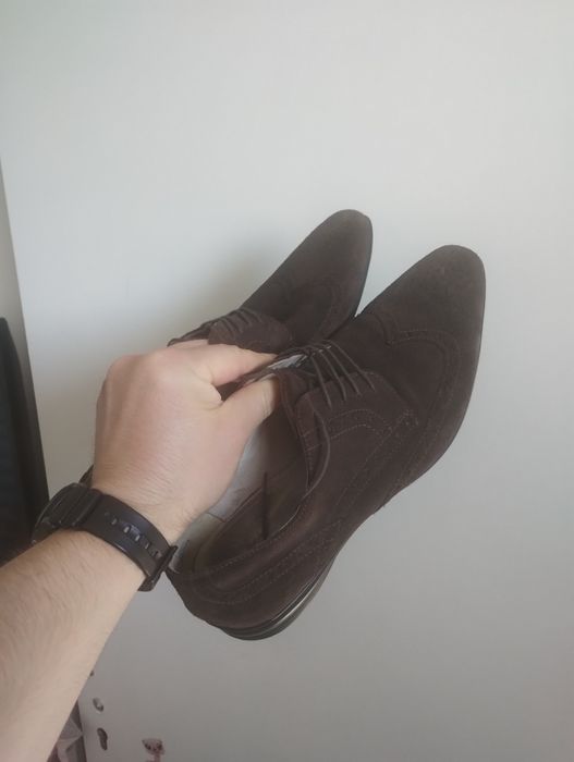 Pantofi bărbați piele întoarsă