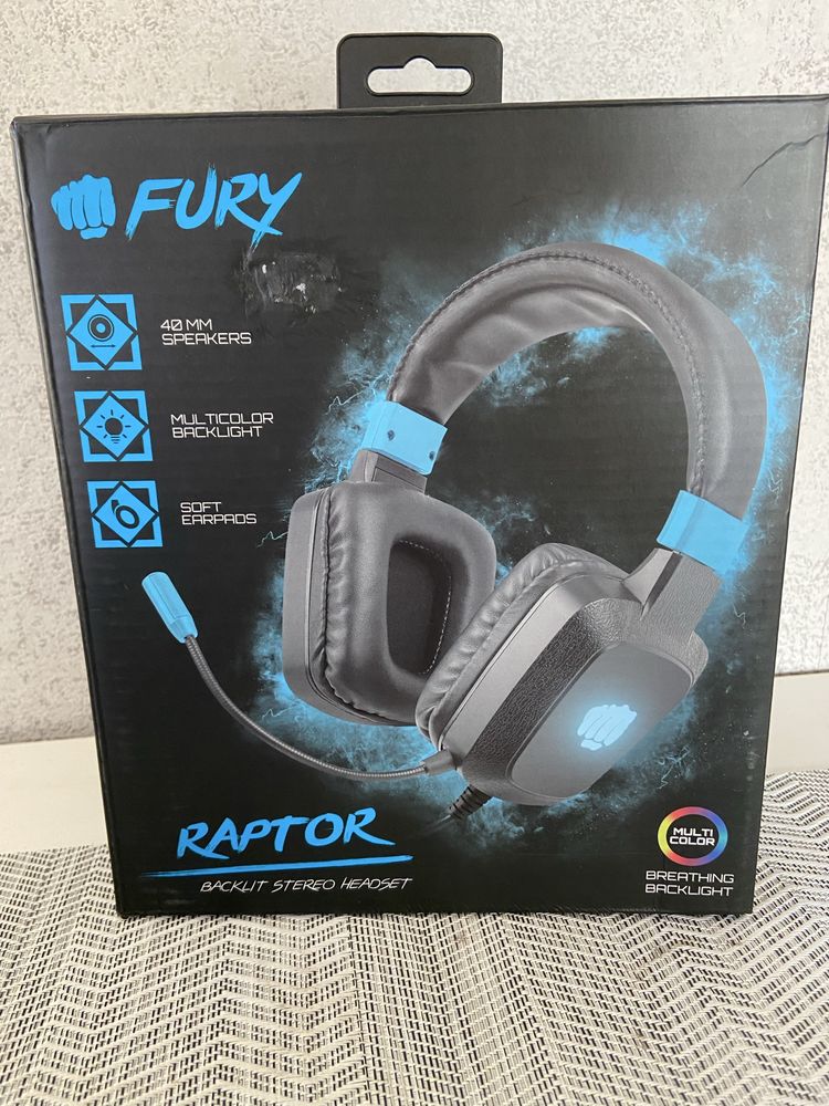 Слушалки За Компютър Fury Raptor