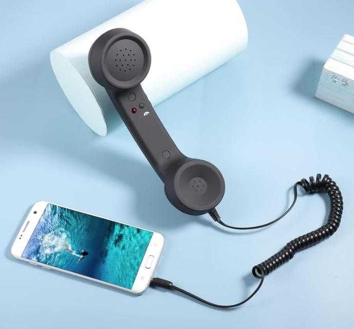 Стационарен Смартфон Антирадиационна Слушалка за Мобилен Телефон Кабел