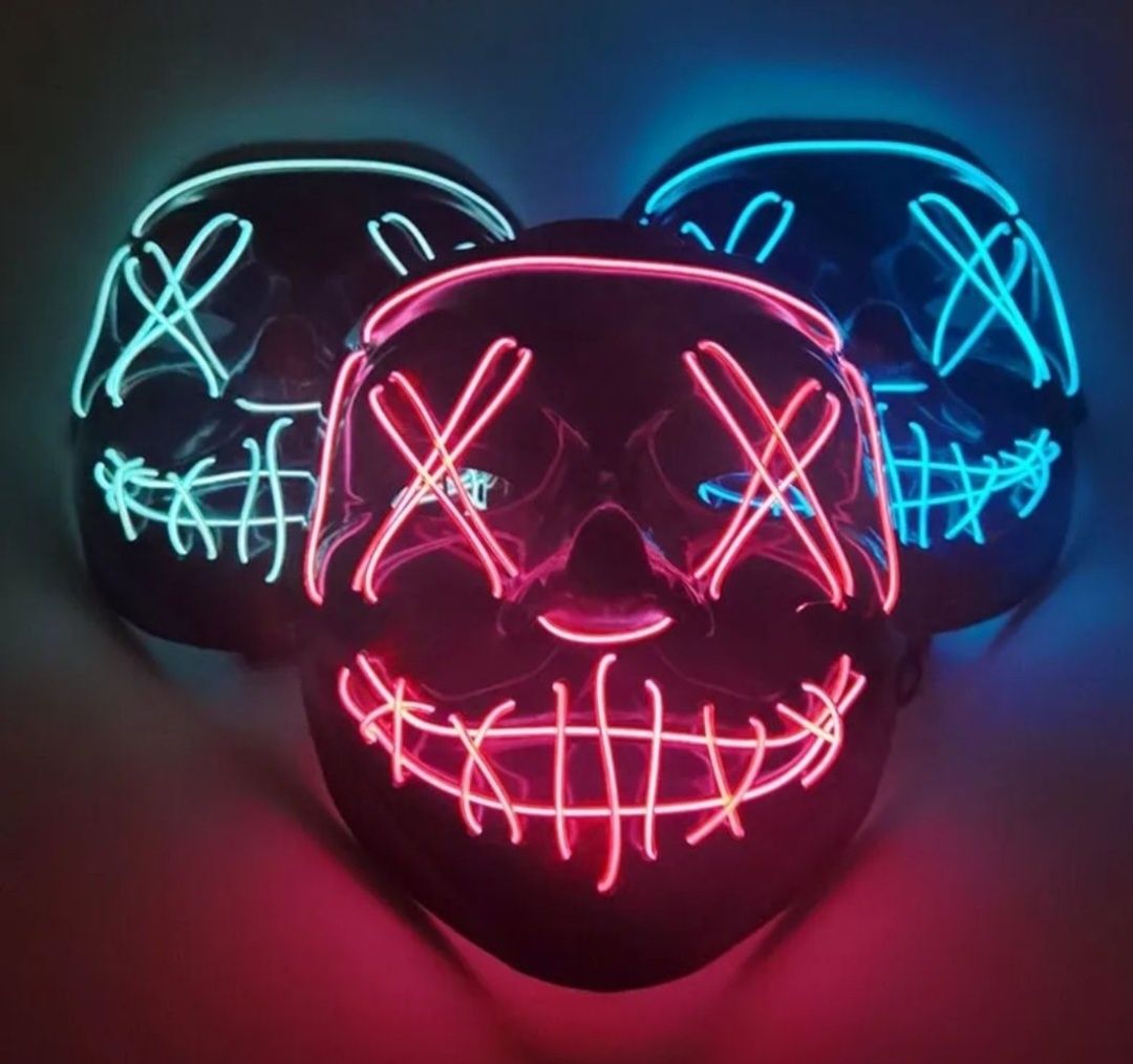Хелуин LED маска