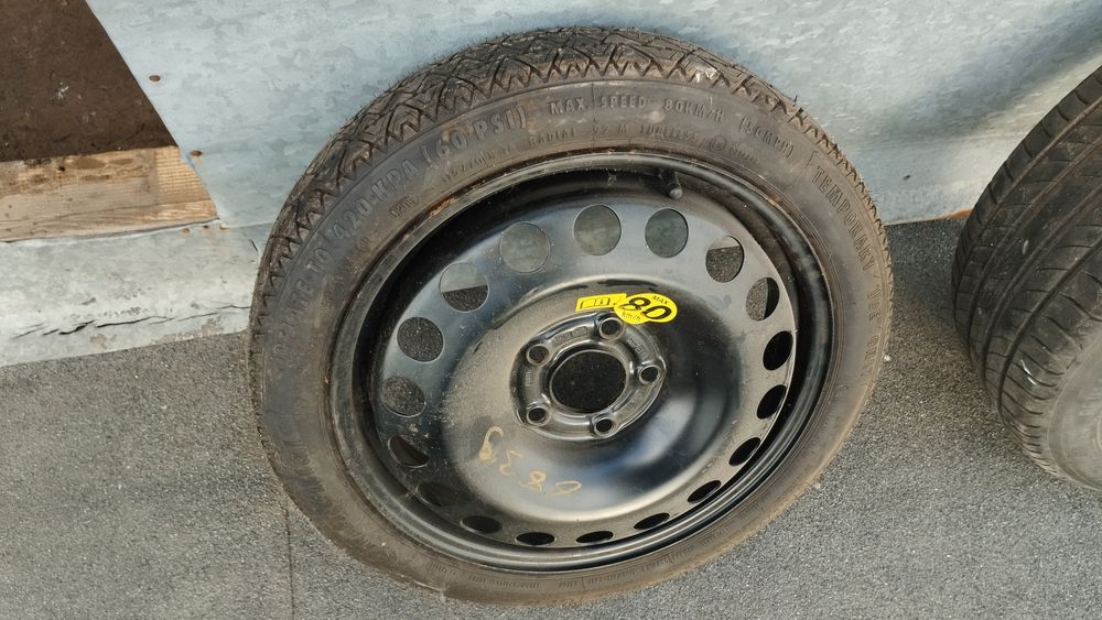 Roata de rezerva cauciuc / anvelopa  slim de Opel