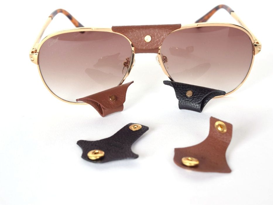 Cartier leather patch Кожа за слънчеви очила Картиер