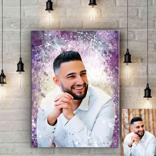 Картины, портреты на холсте, подарок близким