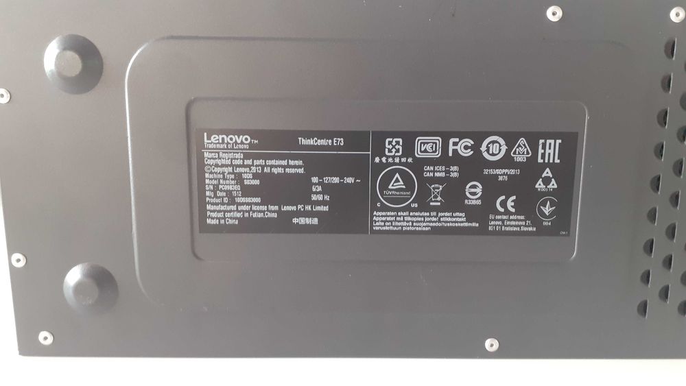 Lenovo Thinkcentre E73 Core i3-4160 12GB DDR3 SSD 120GB