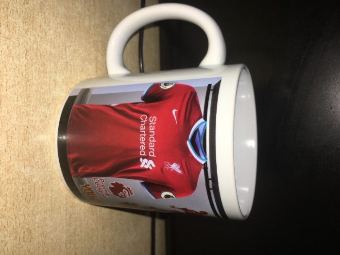 Футболна чаша на LIVERPOOL с Ваше Име и Номер!Фен чаша на Ливърпул!