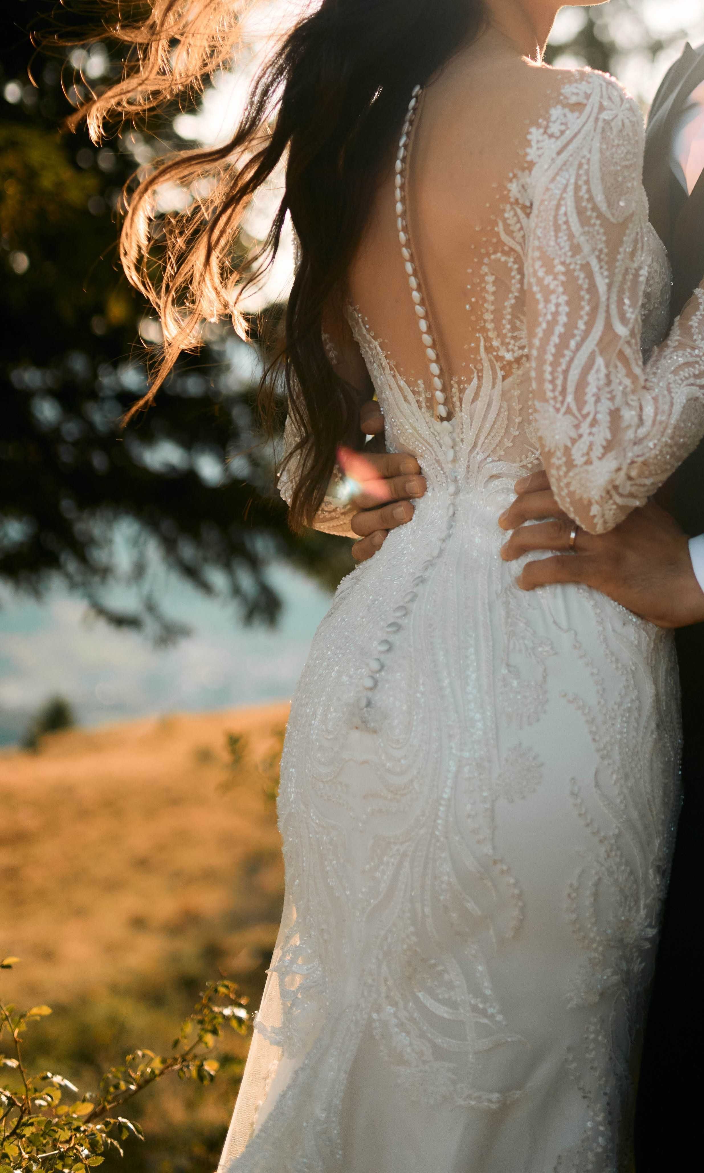 Rochie de mireasă unică – designer Ștefania Caragea – stare impecabilă