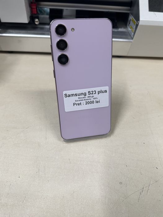 Samsung s23 plus / 256 gb / folie sticla cadou