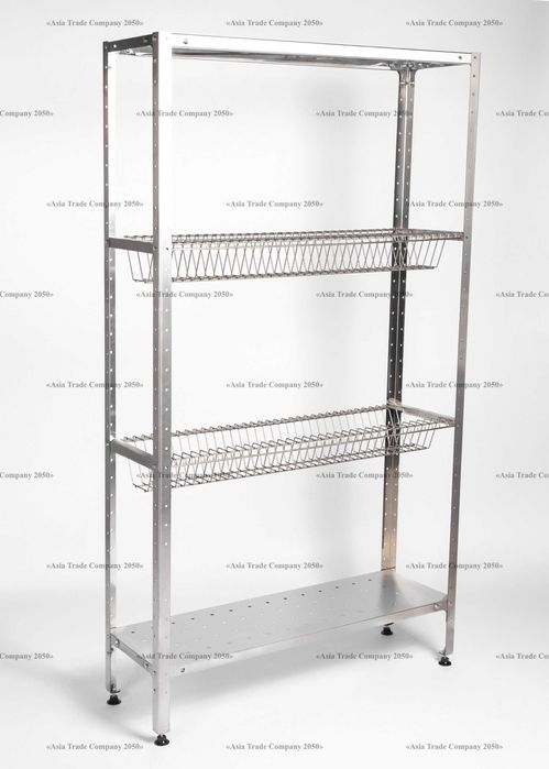 Сушилка для посуды стаканов напольная навесная полка для сушки