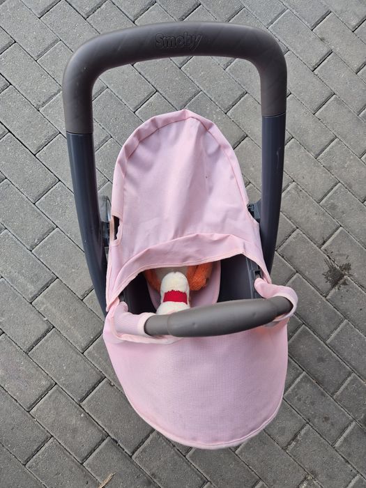 Количка за кукли 3 в 1 Smoby - Maxi Cosi Quinny, светлорозова