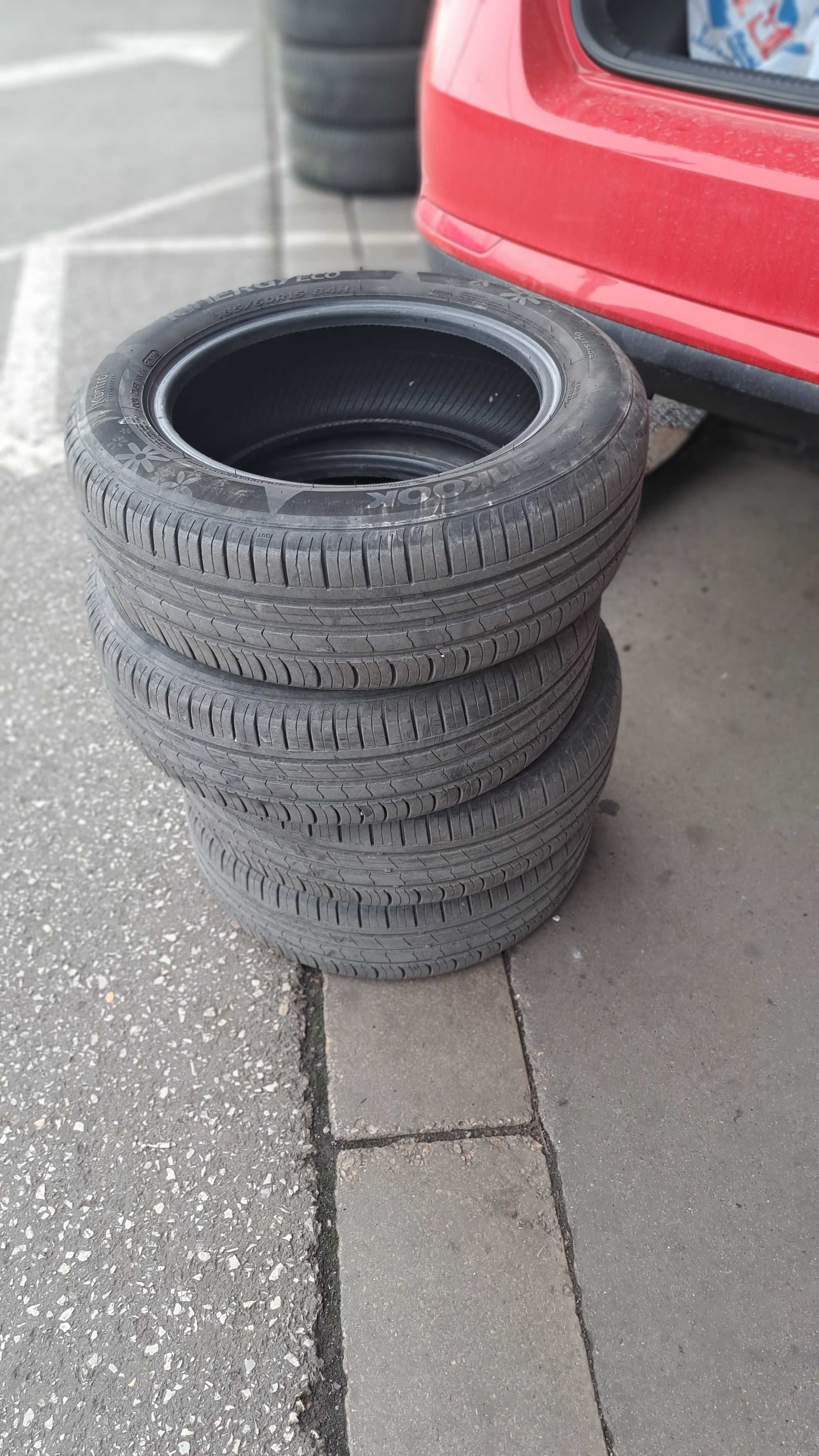 Летни гуми Hankook 185/60/R15 - 4бр.  употребявани