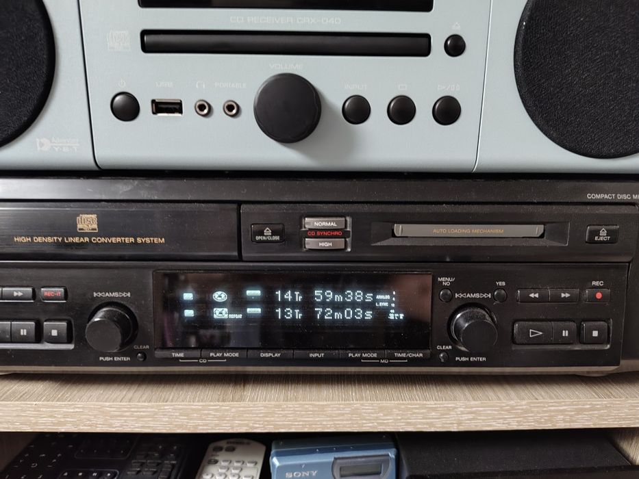 Vand combo minidisc cd Sony MXD-D3