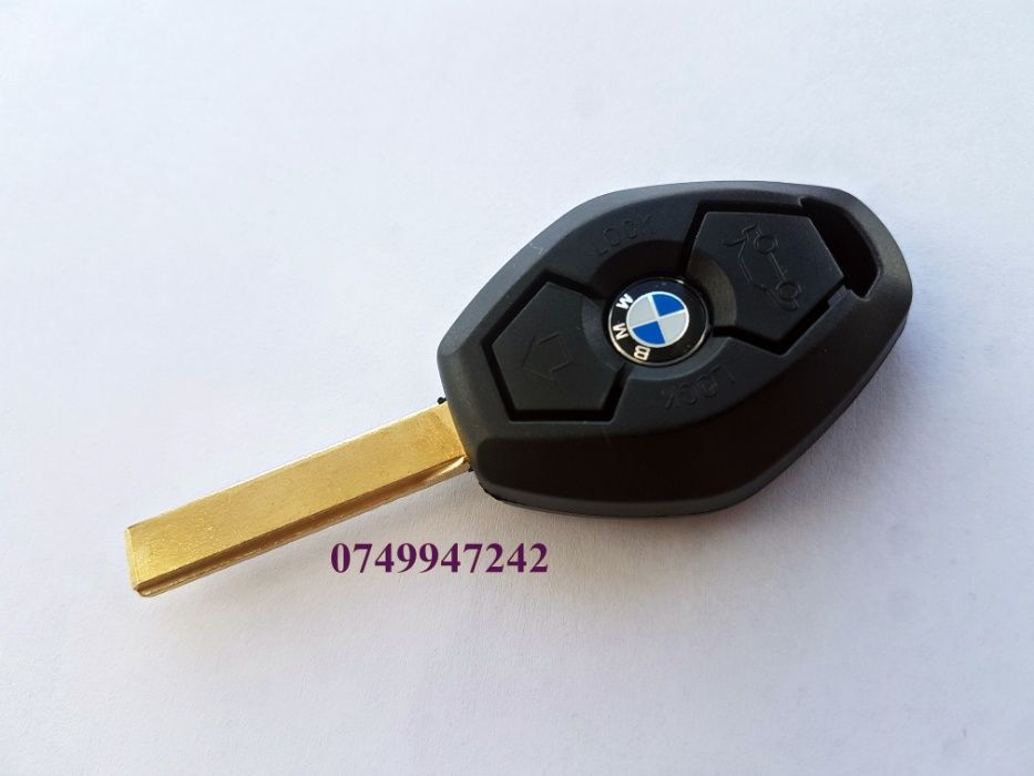 Carcasa cheie BMW diamant + acumulator baterie E46 E39 E60 Z4 X3 X5