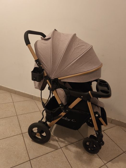 Carucior nou nascuti 2 in 1 BABY CARE™ PRO
511, Cadru aluminiu, Maner