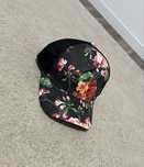 Sapca Gucci Pink Floral-print Monogram Trucker