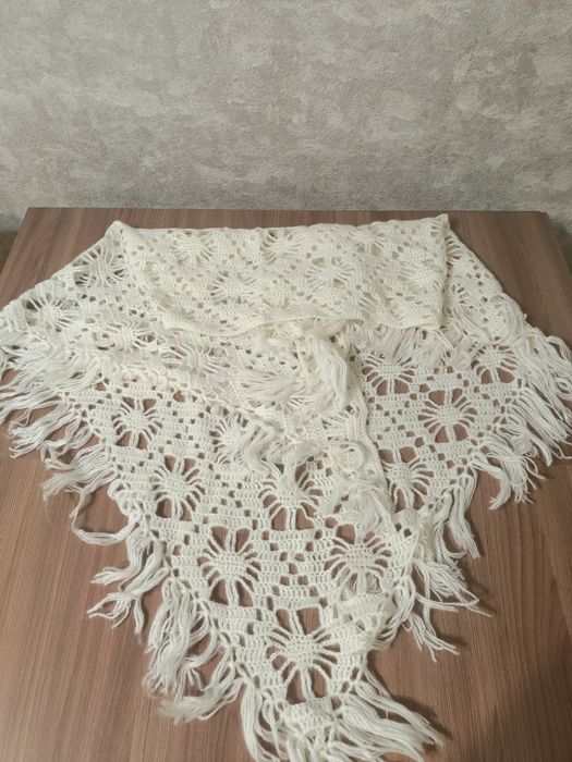 Платок ручной работы. Головной убор. Шарф.