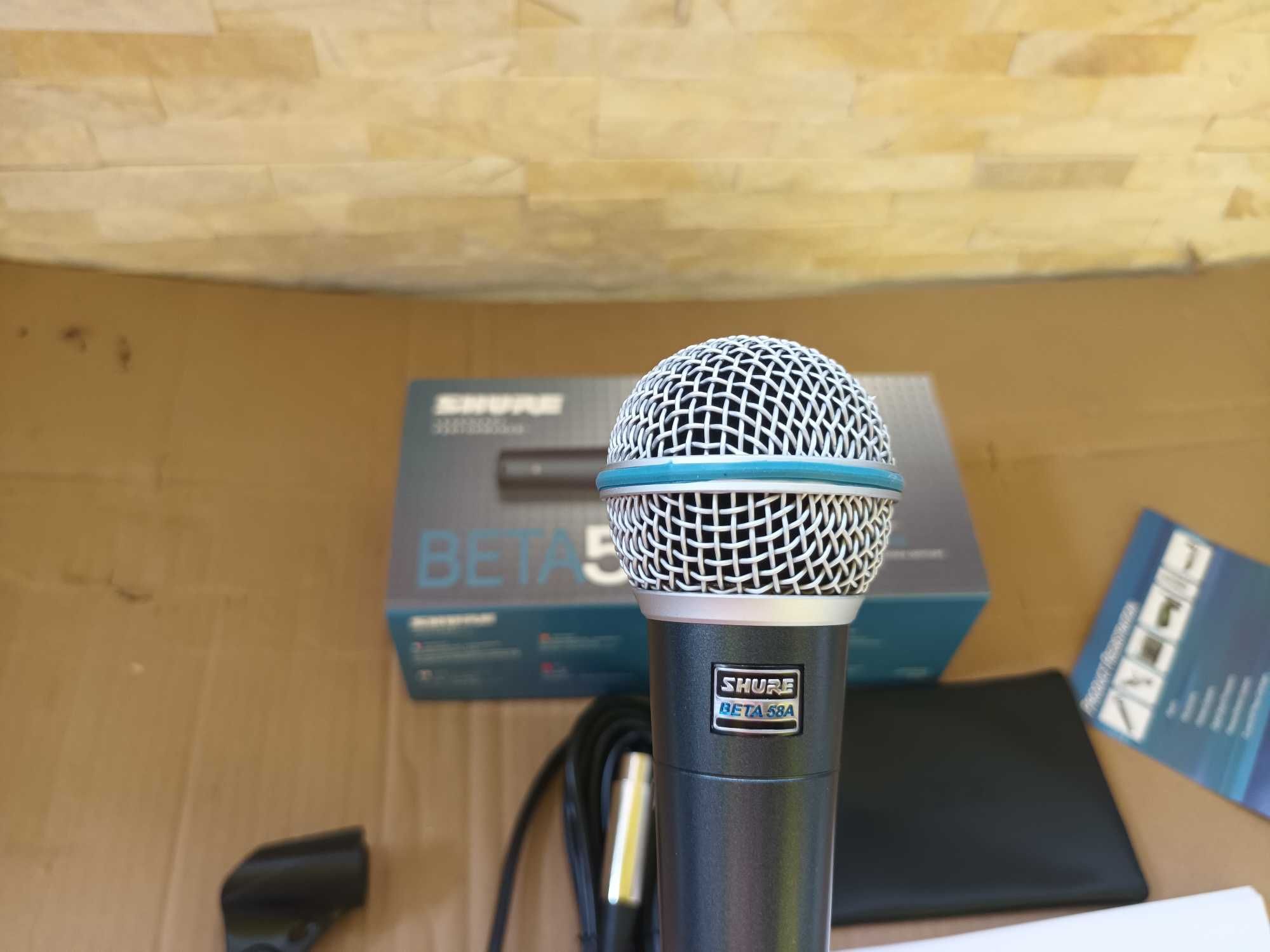 Microfon profesional Shure Beta 58A Microfon Solisti Karaoke