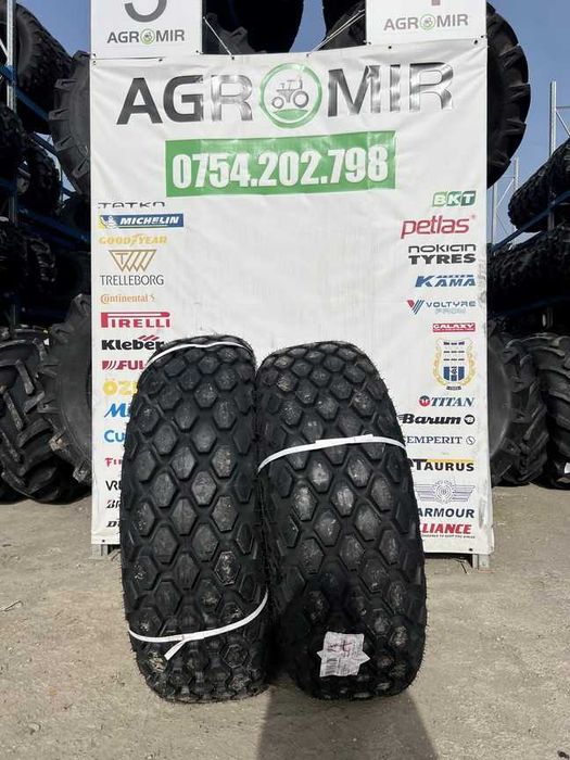 Cauciucuri 14.9-24 noi pentru CILINDRU compactor cu 6 pliuri