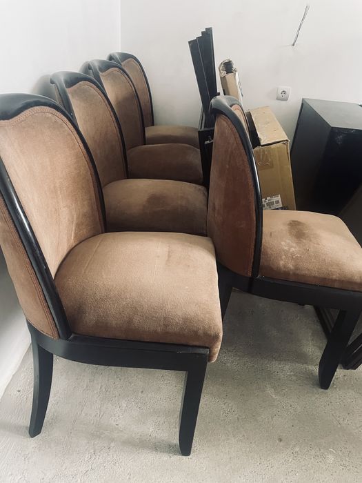 Mobilier interbelic sufragerie lemn masiv (stejar)