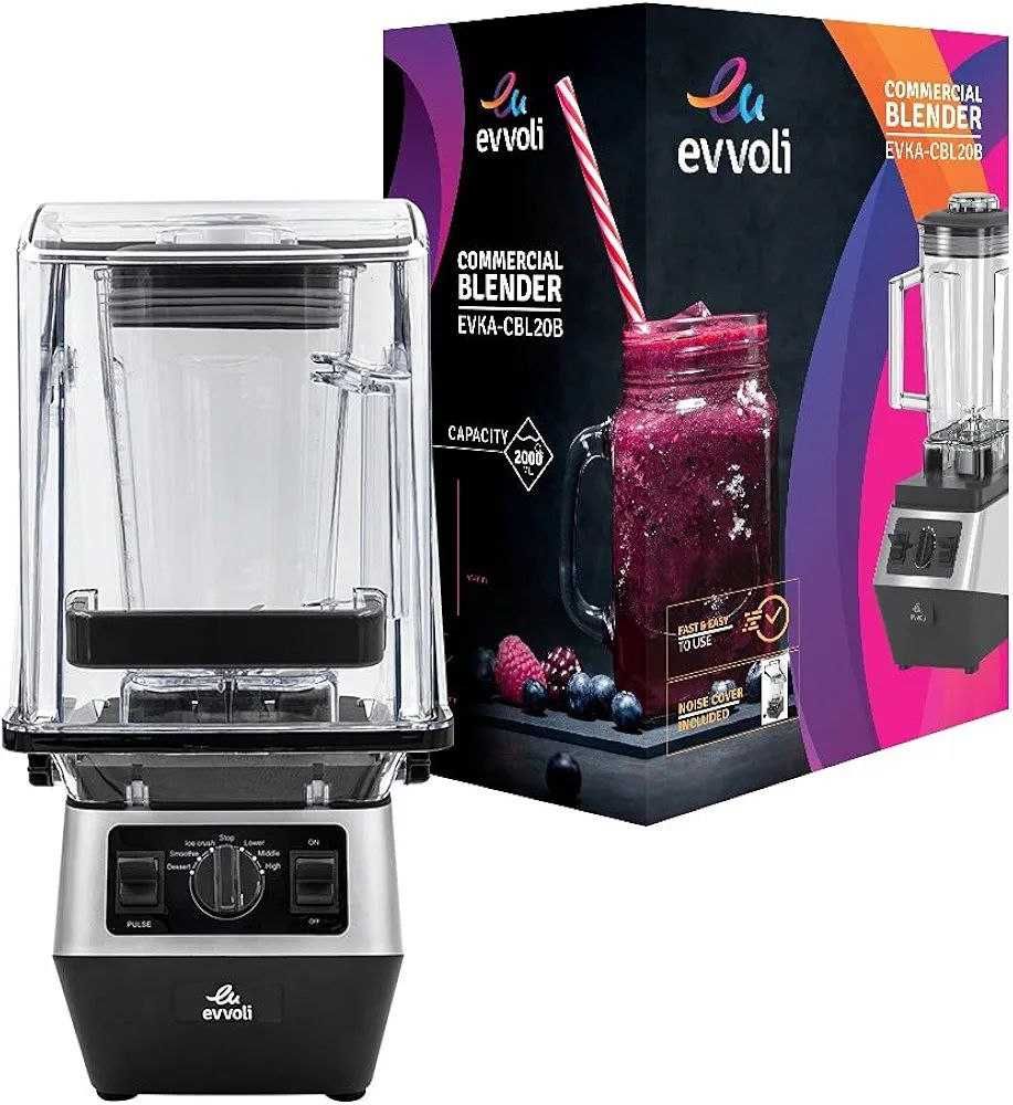 Профессиональный 2 литровый блендер Evvoli EVKA-CLB20B 2200WT