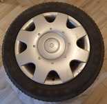 Cauciucuri iarnă MICHELIN + jante tabla + capace 205/55/R16