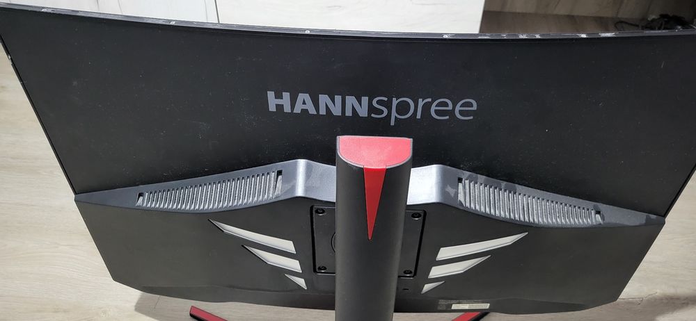 Monitor gaming curbat hannspree 31.5 inch 2k defect