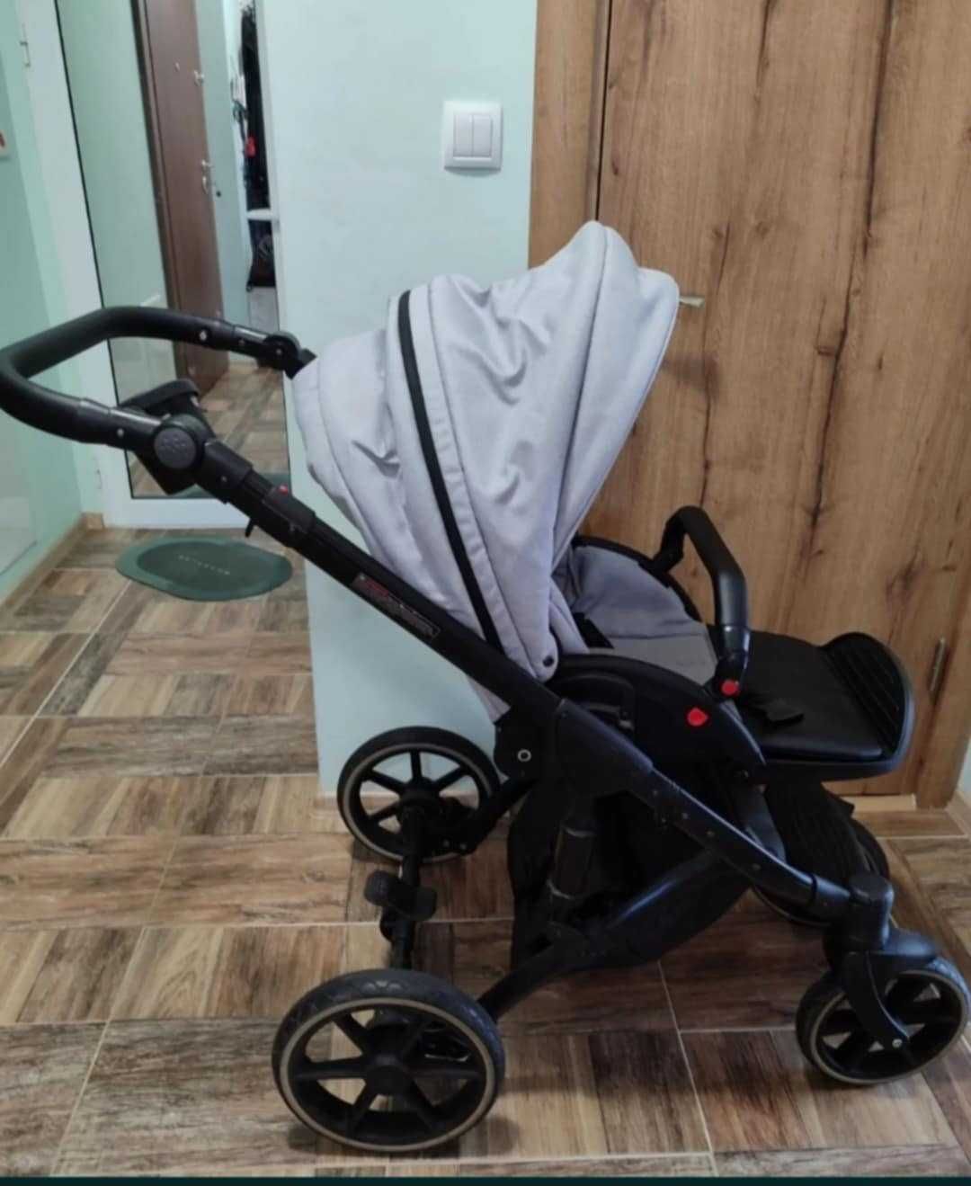 Количка 2 в 1 Dada Paradiso max 500 silver