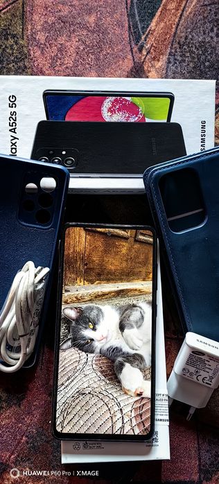SAMSUNG Galaxy A52s 5G-Перфектно състояние.Подаръци