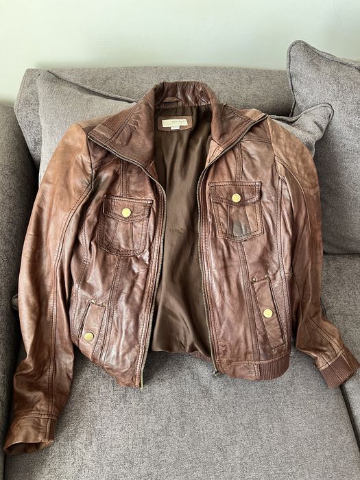 Geaca piele Bershka marimea M