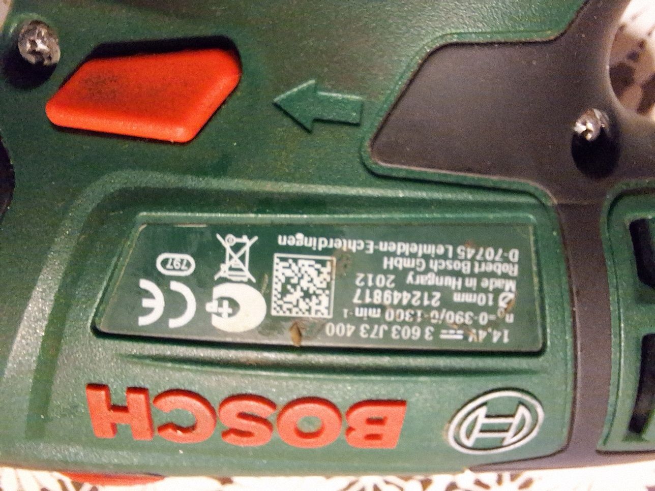 BOSCH Винтоверт Li-lon 1.5 Ah