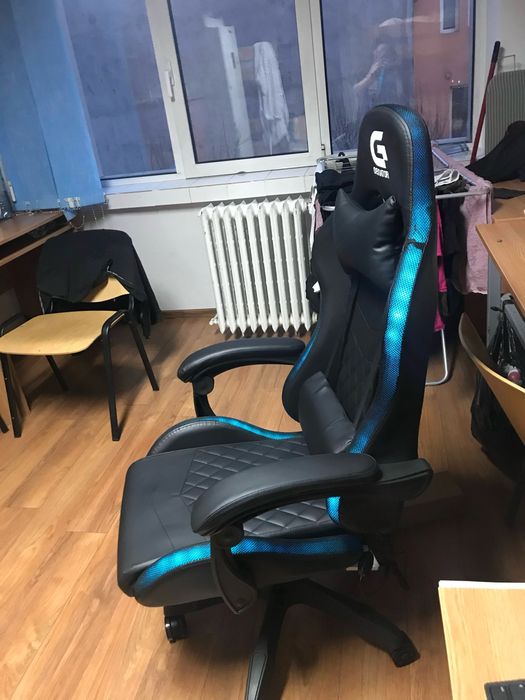 Scaun Gaming-ca nou- Led+Masaj