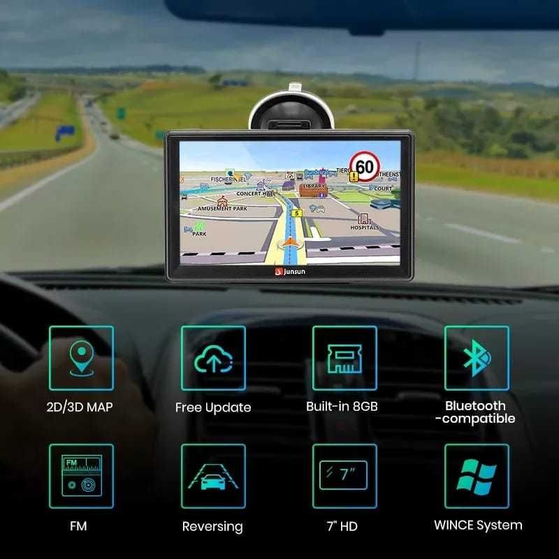 Navigatie premium auto si camioane JUNSUN A9-S cu camera