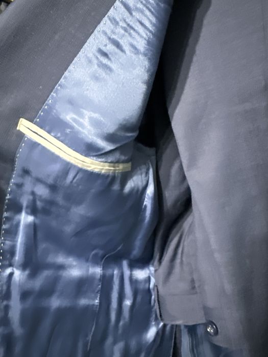 Costum Seroussi Navy Lâna