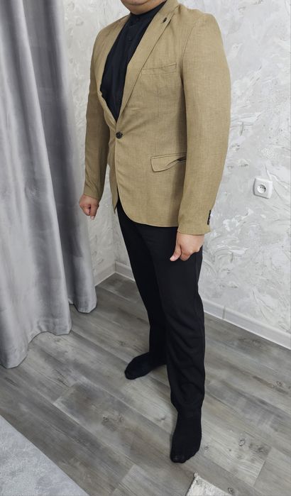 Мужской брючный костюм двойка, 54 размер.