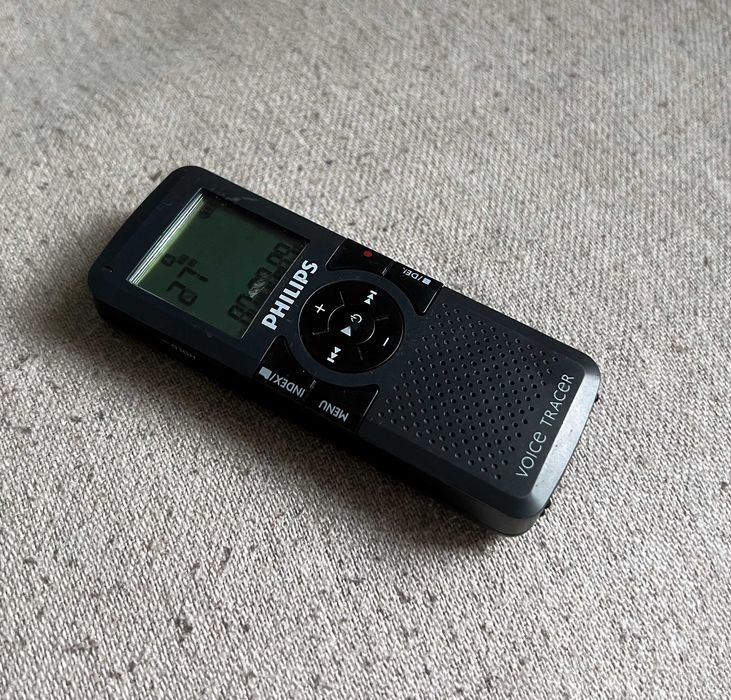 Reportofon Philips Voice Tracer LFH0602 cu microfon extern defect