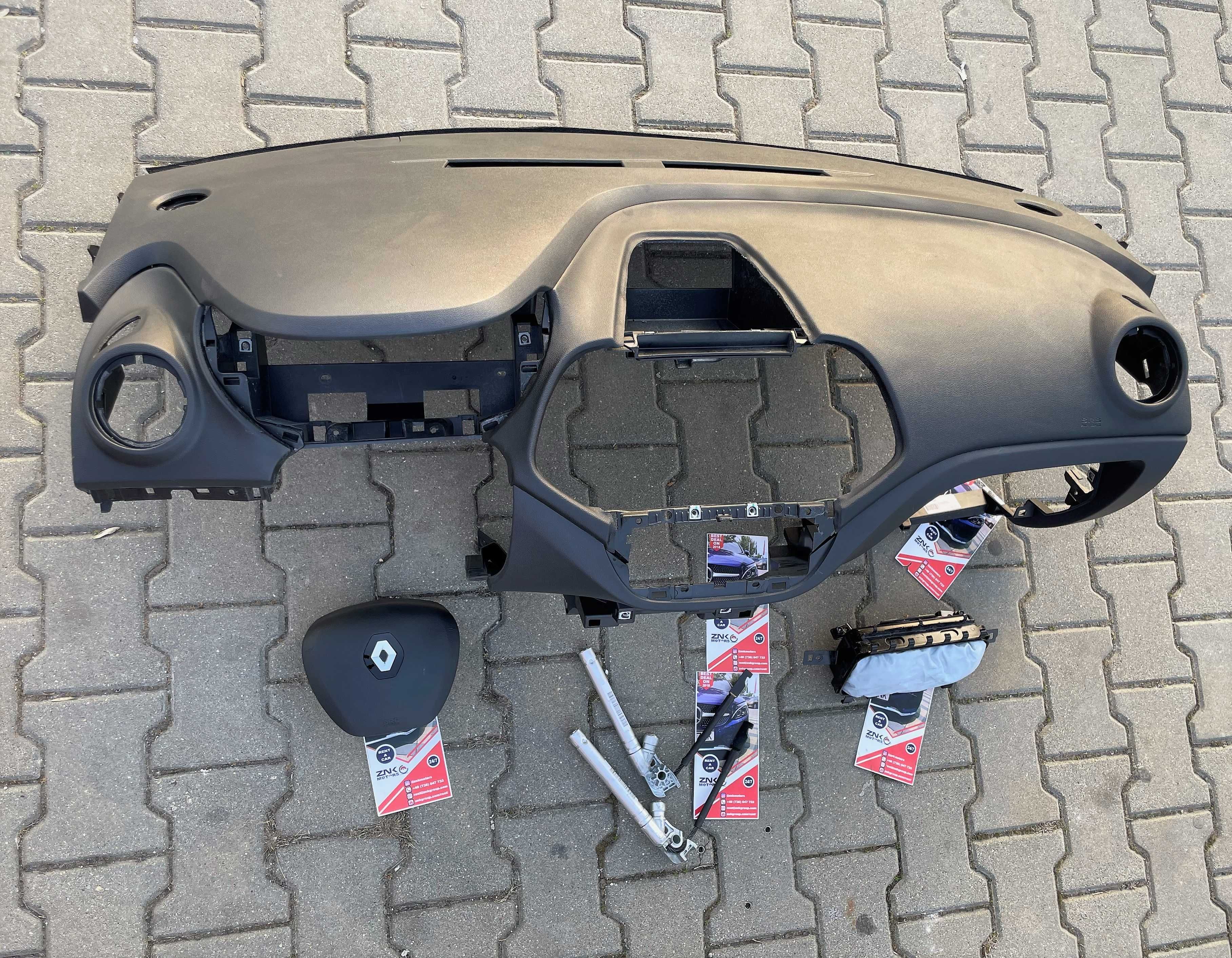 Renault Captur kit airbag volan pasager plansa de bord set centuri