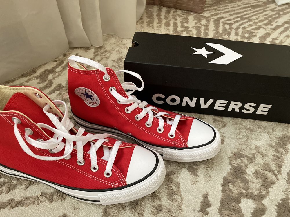 Converse кеды красные