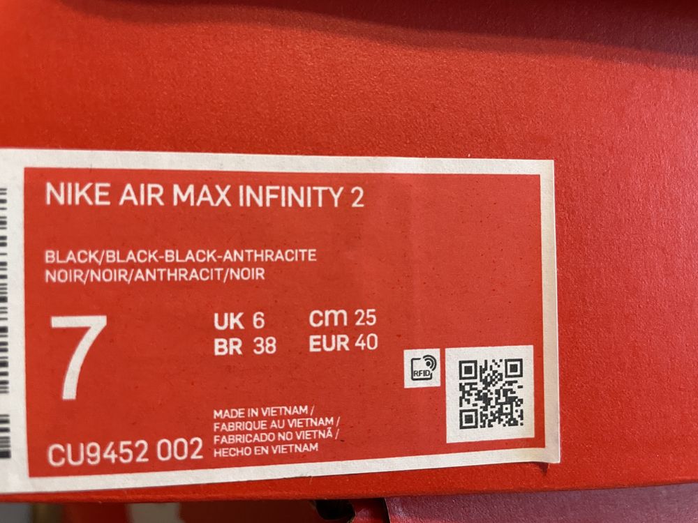 Nike air max Infinity 2 originali