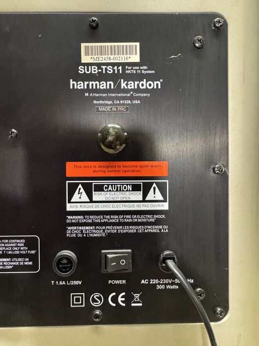 Harman Kardon TS11 Активен Subwoofer 10”